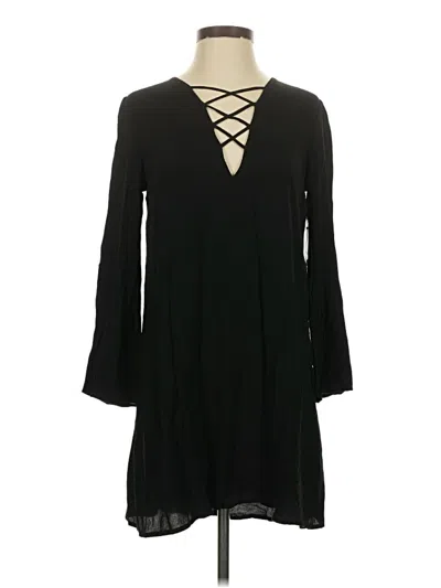 Astr Casual Dress In Black