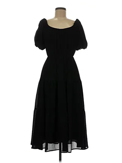 Pre-owned Astr Casual Dress In Black