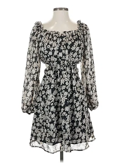Pre-owned Astr Casual Dress In Black