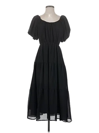 Pre-owned Astr Casual Dress In Black