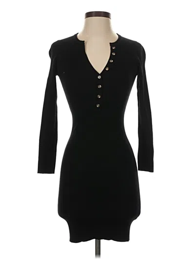 Pre-owned Astr Casual Dress In Black