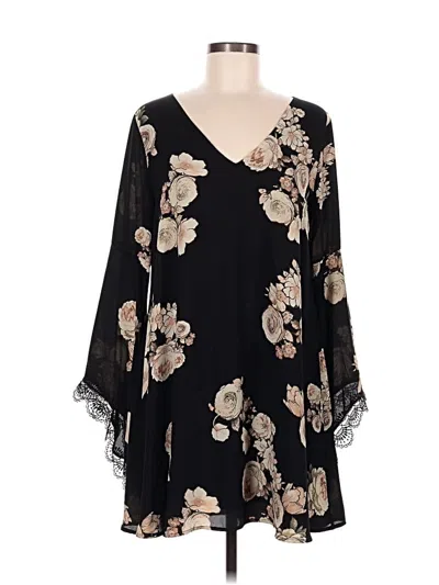 Pre-owned Astr Casual Dress In Black