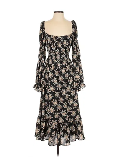 Pre-owned Astr Casual Dress In Black