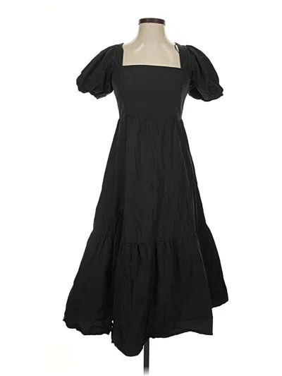 Pre-owned Astr Casual Dress In Black
