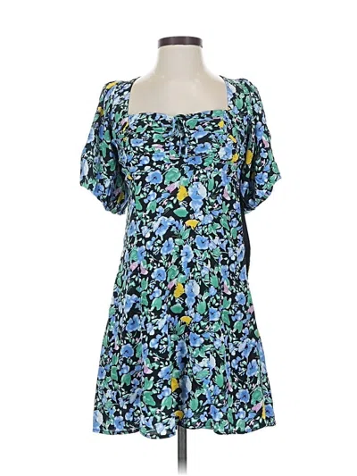 Pre-owned Astr Casual Dress In Blue