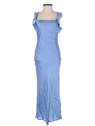 Pre-owned Astr Casual Dress In Blue