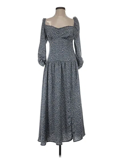 Pre-owned Astr Casual Dress In Blue