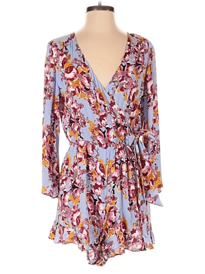 Pre-owned Astr Casual Dress In Blue