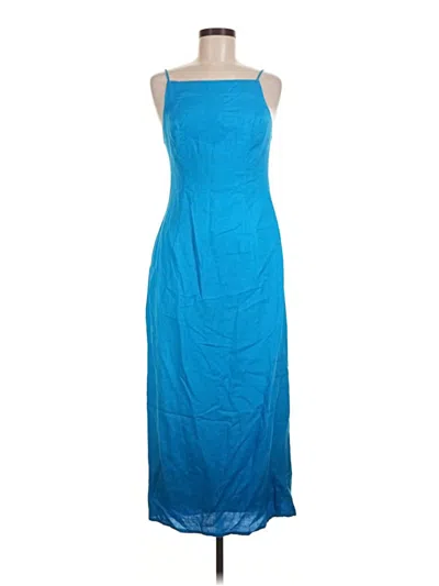 Astr Casual Dress In Blue
