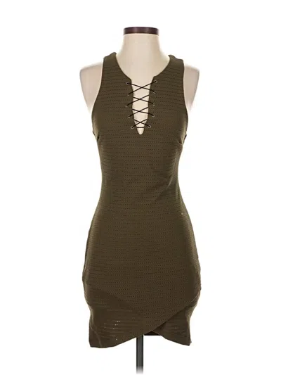 Pre-owned Astr Casual Dress In Brown