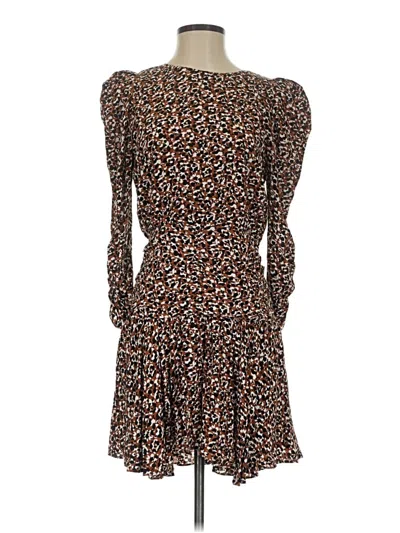 Pre-owned Astr Casual Dress In Brown