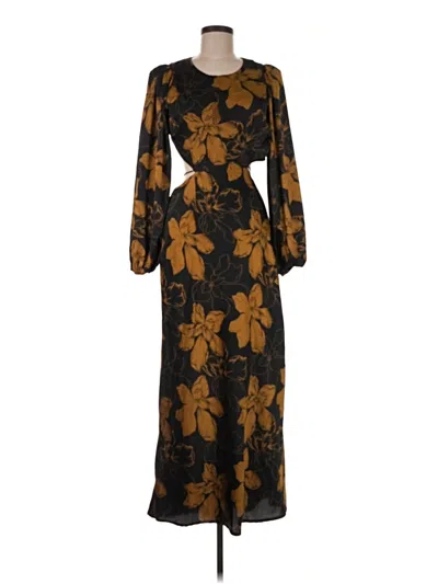 Pre-owned Astr Casual Dress In Brown