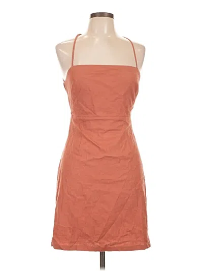 Pre-owned Astr Casual Dress In Brown