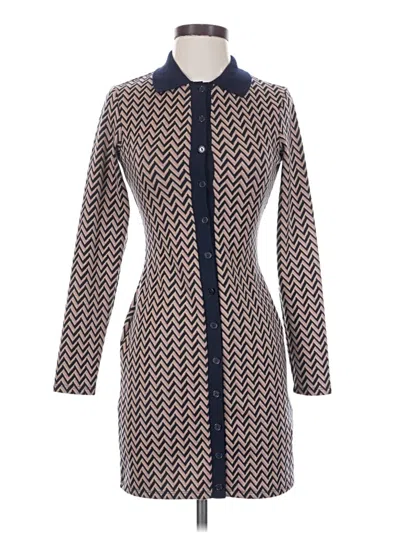 Pre-owned Astr Casual Dress In Brown