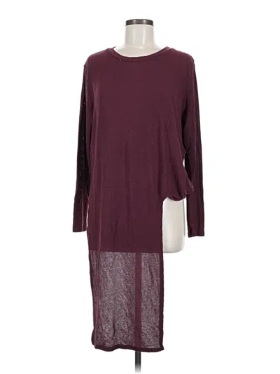 Pre-owned Astr Casual Dress In Burgundy