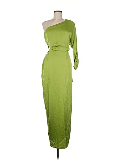 Pre-owned Astr Casual Dress In Green