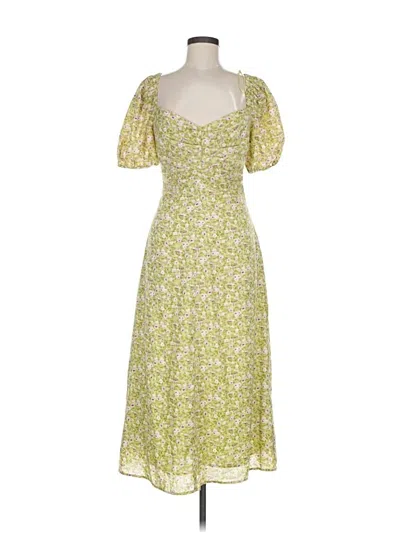 Pre-owned Astr Casual Dress In Green
