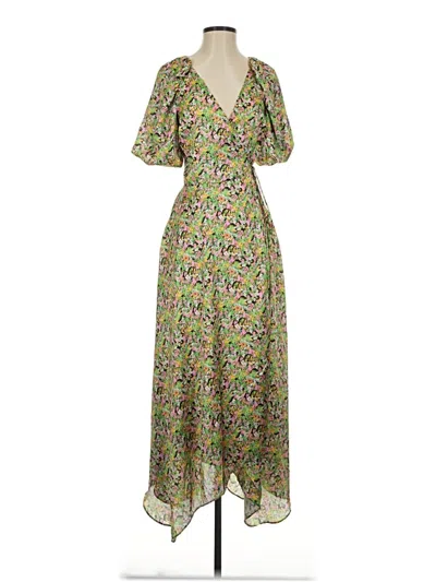 Pre-owned Astr Casual Dress In Green