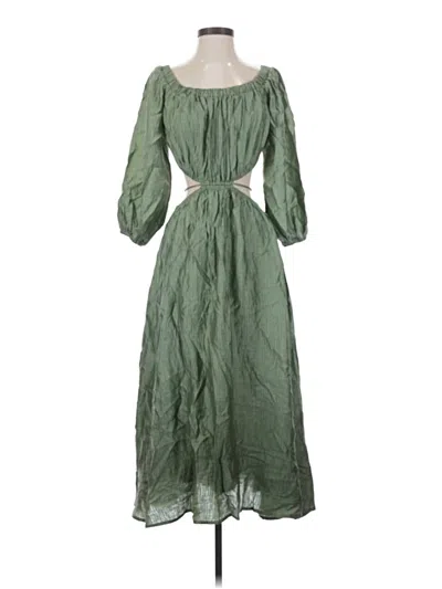 Pre-owned Astr Casual Dress In Green