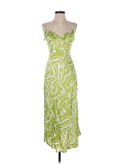 Astr Casual Dress In Green
