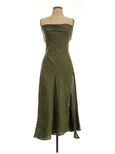 Pre-owned Astr Casual Dress In Green