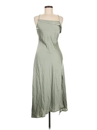 Pre-owned Astr Casual Dress In Green