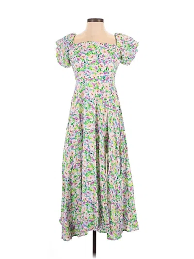 Pre-owned Astr Casual Dress In Green