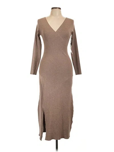 Astr Casual Dress In Neutral