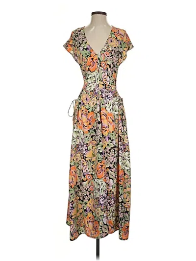 Pre-owned Astr Casual Dress In Orange