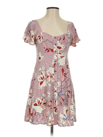 Pre-owned Astr Casual Dress In Pink