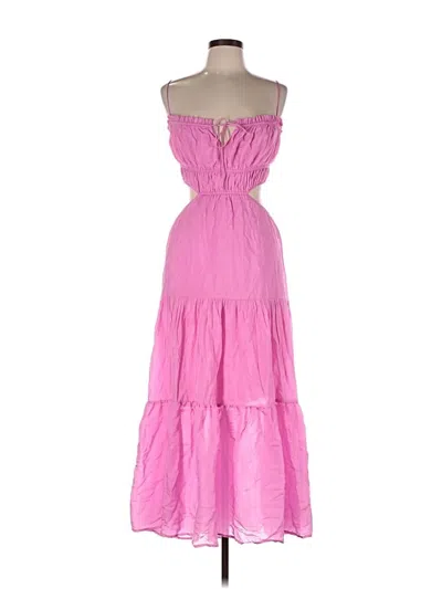 Pre-owned Astr Casual Dress In Pink