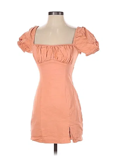 Pre-owned Astr Casual Dress In Tan