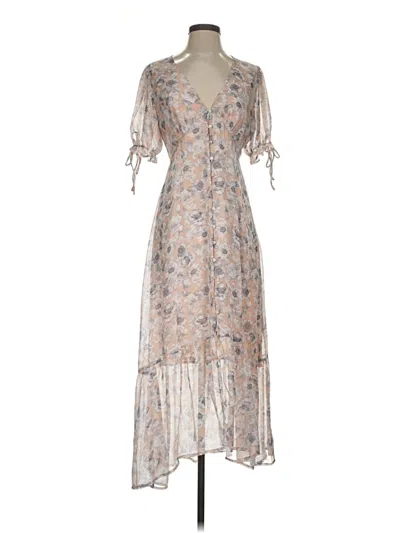 Pre-owned Astr Casual Dress In Tan