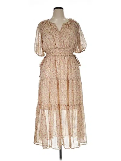 Pre-owned Astr Casual Dress In Tan