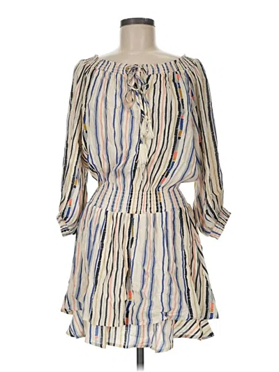 Pre-owned Astr Casual Dress In Tan