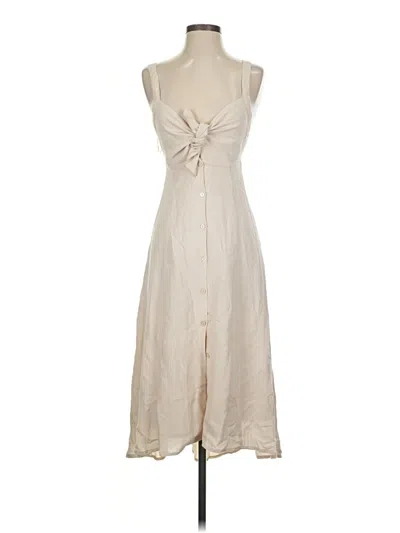 Pre-owned Astr Casual Dress In Tan