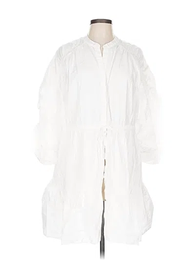 Pre-owned Astr Casual Dress In White