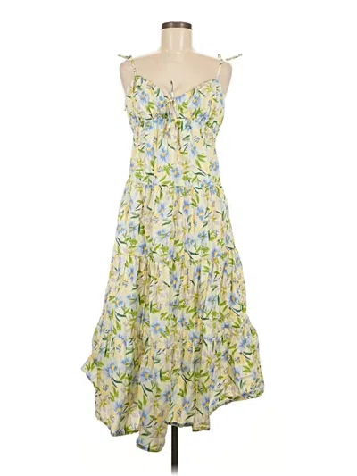 Pre-owned Astr Casual Dress In Yellow