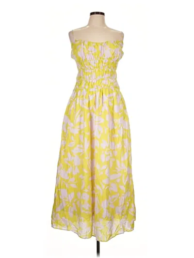 Pre-owned Astr Casual Dress In Yellow