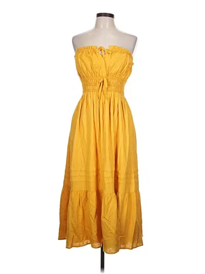Pre-owned Astr Casual Dress In Yellow