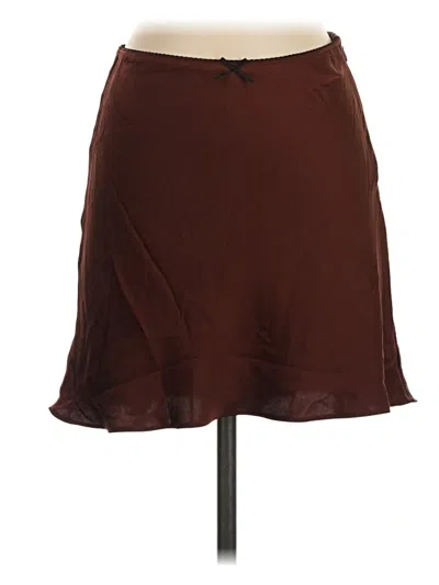 Pre-owned Astr Casual Skirt In Brown