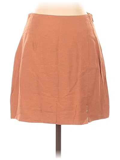 Pre-owned Astr Casual Skirt In Tan