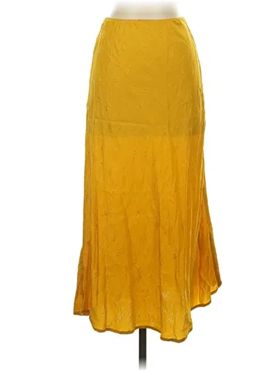 Pre-owned Astr Casual Skirt In Yellow