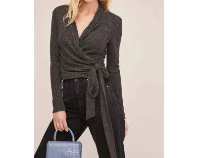 Astr Celeste Top In Charcoal In Gray