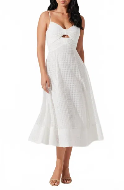 ASTR CELINA DRESS IN WHITE