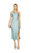 Astr The Label Cersei Satin Midi Dress