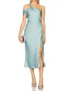 Astr The Label Cersei Satin Midi Dress