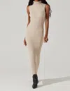 Astr The Label Channary Turtleneck Sweater Dress In Multi