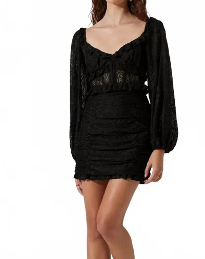Astr Chrisley Mini Dress In Black