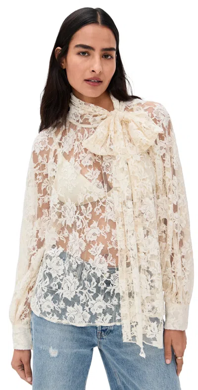 Astr Cinthia Top Vintage Cream In Neutral